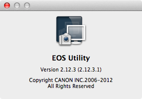 eos utility updater for mac os x